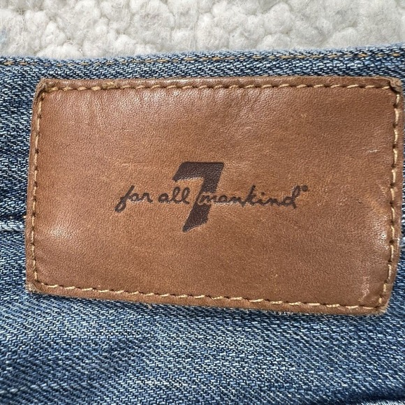 7 For All Mankind Paxtyn Men's Jeans 31x29 Slim Skinny Distressed Denim Grunge - Picture 7 of 15